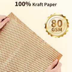 Honeycomb Packing Paper Bubble Wrap Roll 15x213ft Eco-Friendly Moving Supplies