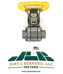 HAM-LET, H510SSN1/2, 1500 PSI, 1/2″ FNPT, 2-WAY BALL VALVE, SST, NEW, NOS S