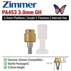 Overdenture Locator Abutment Removable Anchor Internal Hex BioHorizons Tapered