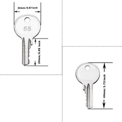10X 455 Scissor Lift Keys fit Skyjack Lifts, New Genie Lifts, Boom Lifts Scissor