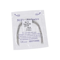 Dental Ortho Elastic Niti Arch Wire Round Natural Form Bracket Braces