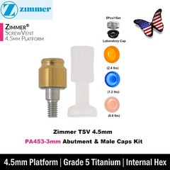 Overdenture Locator Abutment Removable Anchor Internal Hex BioHorizons Tapered