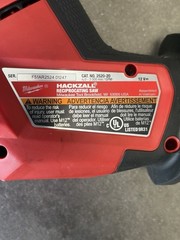Milwaukee 2471-20 Copper Cutter, 3453-20 1/4” Impact & 2520-20 Hackzall w/ Blade