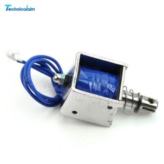 JF-0530B DC6V/12V/24V Push Pull Type Open Frame Solenoid Electromagnet Reset