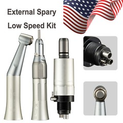 Dental Slow Low Speed Straight/Air Motor/ Contra Angle Handpiece 2/4Hole Fit NSK