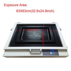 US Stock Tabletop Precise 24.8″ x 32.6″ 120W Vacuum LED UV Exposure Unit