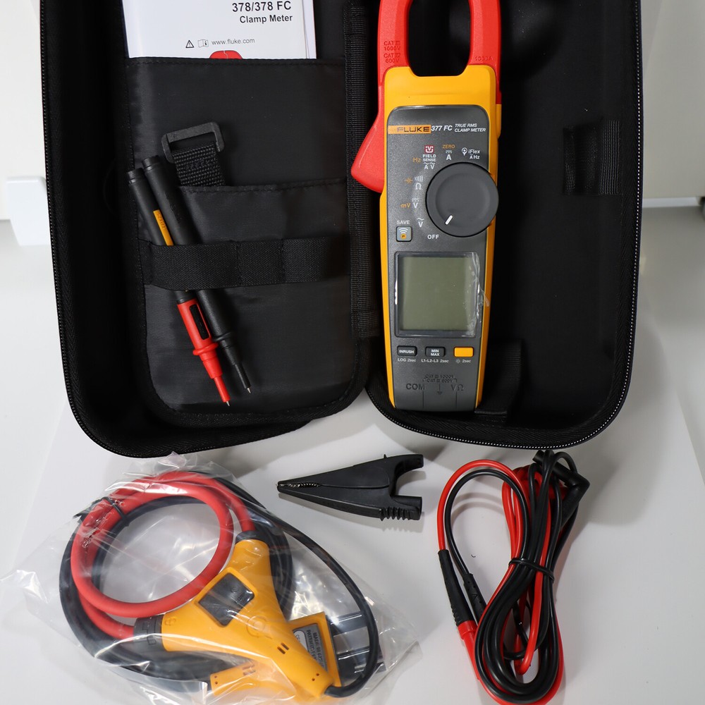 Fluke 377 FC True-RMS Clamp Meter FieldSense Non-Contact