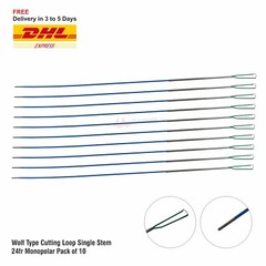 4A WOLF TYPE CUTTING LOOP SINGLE STEM 24Fr MONOPOLAR PACK OF 10