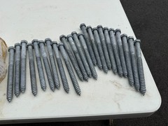 23-Piece Lot 1/2″ x 6″ Heavy-Duty Hot-Dipped Galvanized Hex Lag Screws/Coach Bol