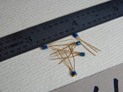Amperex Philips Vintage Tiny Hearing Aid transistors A161 Qty 5 NOS