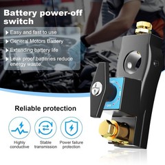 Heavy Duty Battery Disconnect Switch Power Cut Kill Switch For Car RV Boat 12V