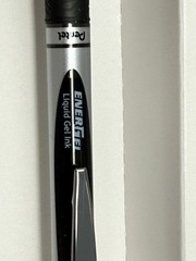 New Pentel Energel RTX Liquid Gel Ink Pen .7mm Black In VIP Box Lot of 5 BL77-A