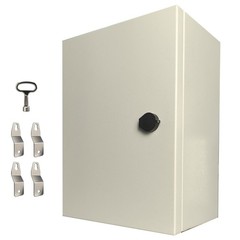 10x8x6″ Carbon Steel IP66 Enclosure Wall Mount Outdoor Electrical Junction Box