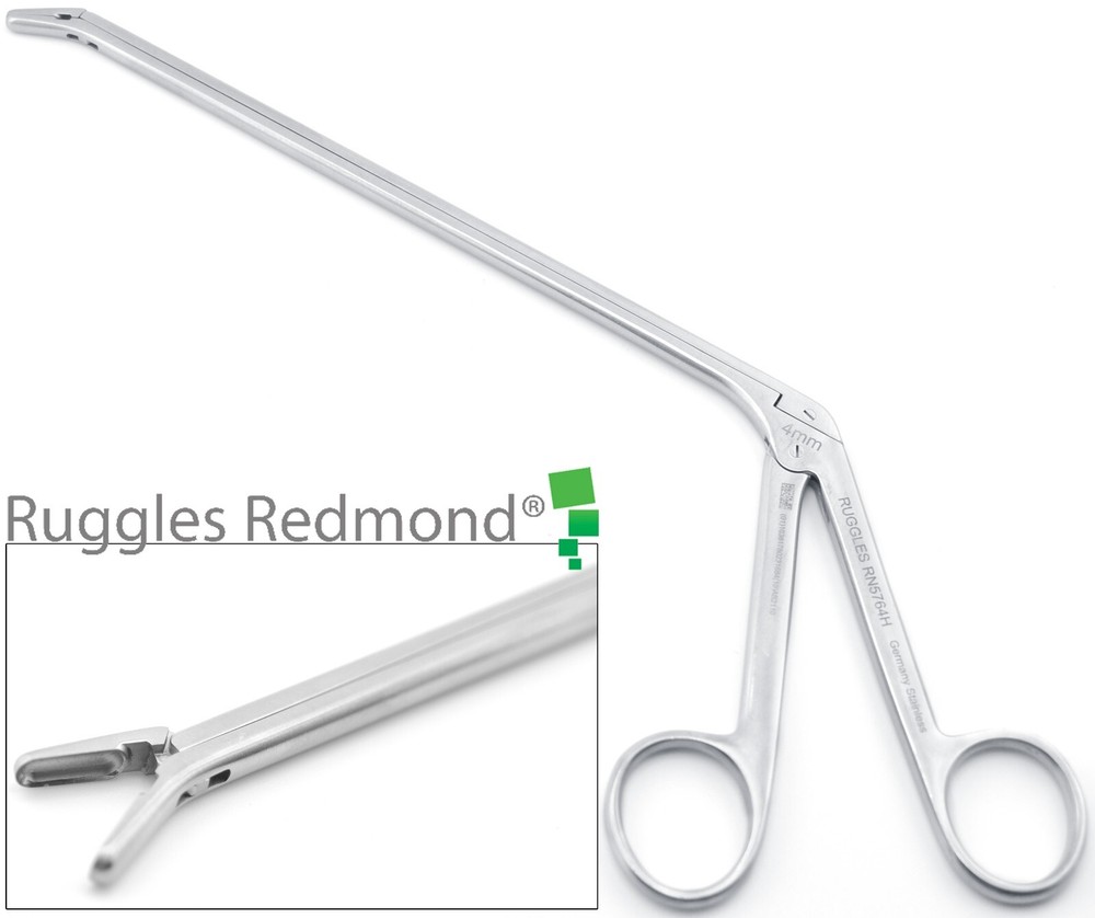 RUGGLES RN5764H Spurling Pituitary Rongeur 45° Angled Down 4x10mm Jaw Bite 7″