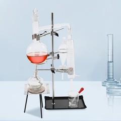 New 500ml Lab Distillation Apparatus Essential Oil Pure Water Glassware KitsUS