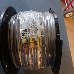 Alpha Wire 2421C 18/2C Shielded Twist Pair Control/Computer Cable Gray /500ft