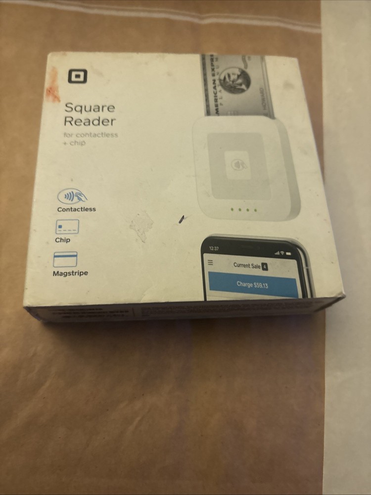 Square Reader for Contactless and Chip with Charging Dock