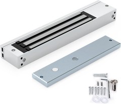 Magnetic Lock, 1200LBS 560kg Holding Force Electromagnetic Lock DC 12V Fail-Safe