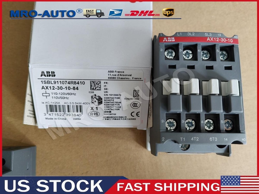 1PC AX12-30-10-84 AC 110V 50/60Hz AX12-30-10 Contactor