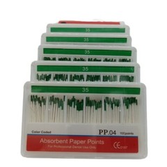 10 Packs Dental Endodontics Absorbent Paper Point Taper 0.04 35# 100pcs/pack