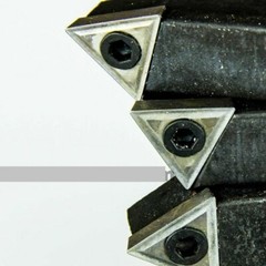 1/2″ 5 Pc Indexable Carbide Insert Turning Tool Bit Lathe Set C6 Chipbreaker