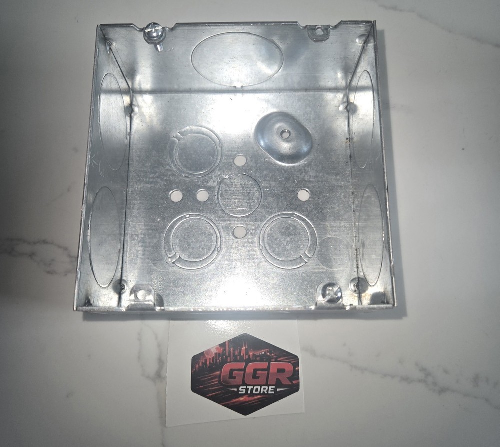 Hubbell-Raco 265 4-11/16″ Square box 2-1/8″ Deep 3/4″ KO Lot of 7