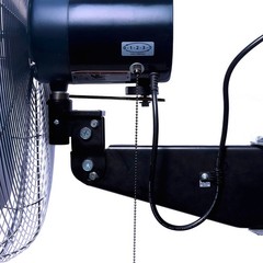 Deluxe Oscillating Wall Mount Fan 24″ Diameter 1/2HP 8650CFM