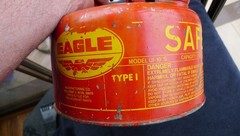 EAGLE MODEL UI-10 S SAFETY CAN 1 GALLON, TYPE 1, RED