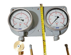 WIKA EN 837-1 / EN8371 Pressure Dual Gauge 0-0.3 MPa 0-3 Bar, 0-0.6 MPa 0-6 Bar