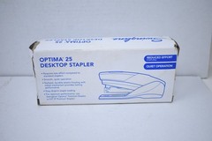Swingline Optima 25 Reduced Effort Stapler 25-Sheet Capacity Slate Gray Blue