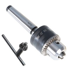 5/64” to 1/2” Drill Chuck Tool With MT2 Morse Taper Arbor and Key For Lathe