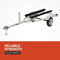Ultra-Tow Jet Ski and Personal Watercraft Steel Trailer Kit, 610-Lb. Load