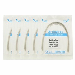 Dental Orthodontic Arch Wire Stainless Steel Ovoid/Natural/Square Rectangular