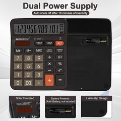 Desktop Calculator, Extra Large 5 Inch LCD Display, Desk Calculator, 12 Digits,