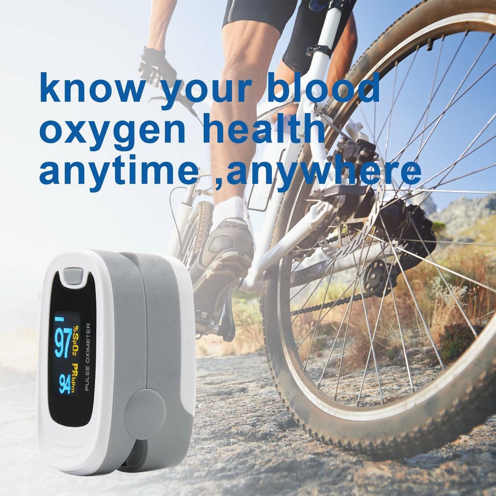 CMS50NA Finger Tip Pulse Oximeter Blood Oxygen FDA CE SpO2 PR Monitor Meter