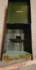 Vintage Steel File Card Box 4″x6″ Cards, Art Steel Company – ASCO New York USA.