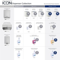 Kimberly-Clark ICON 53706 Auto Roll Towel Recessed Housing SS No Trim Panel
