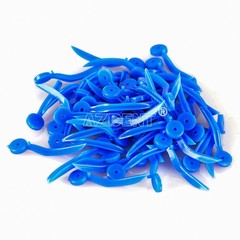 Pack of 200 Dental Tooth Gap Wedges with End Circular Holes Plastic Wedge 4 Size