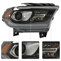 Front HID Headlights Right for Durango 2016-2020 w LED DRL