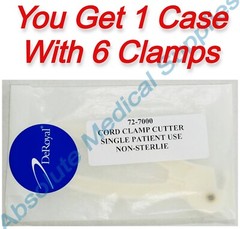 *6-Pieces* DeRoyal Umbilical Cord Clamp Cutter 72-7000