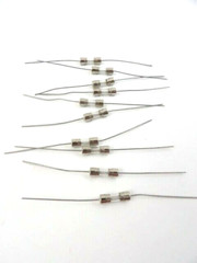 Lot of 60 Littelfuse 2AG 230004 125V 4 Amp Pigtail Glass Fuses 5×15 mm Slow Blow