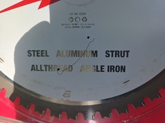 Milwaukee 10″ Carbide Tipped Metal Cutting Saw Blade (READ DESC.)