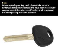 Replacement Key Fob Shell Case for 2007-2012 Santa Fe Keyless Entry Remote