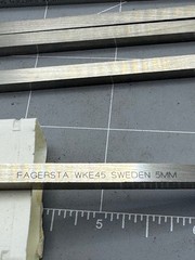 SECO Fagersta WKE45 Tool Bit Blanks 5mm Square x160mm Sweden (6PK)