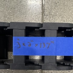 Cable Track 3″ x 2″ x 137″ Black Plastic Flexible