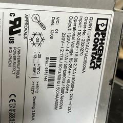 PHOENIX CONTACT QUINT-UPS/1AC/1AC/500VA QUINT AC-UPS #2320270