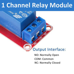 4Pcs DC 24V Relay Module 1 Channel Relay Board with Optocoupler Isolation Suppor