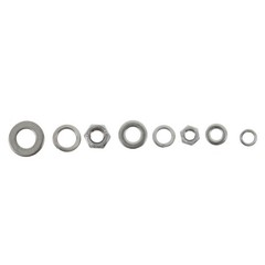 176 Pieces M6 M8 M10 Bolts and Nuts Flat Washers Combination Kit Stainless Steel