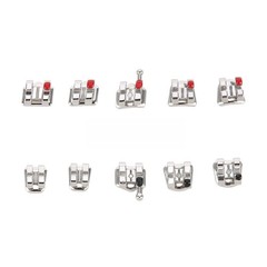Dental Orthodontic Brackets Brace Mini Standard Roth MBT Edgewise 022 018 Hooks