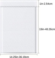 Poly Bubble Mailers Padded Envelopes Shipping Mailing Bags 14.25×19 inch 50PCS